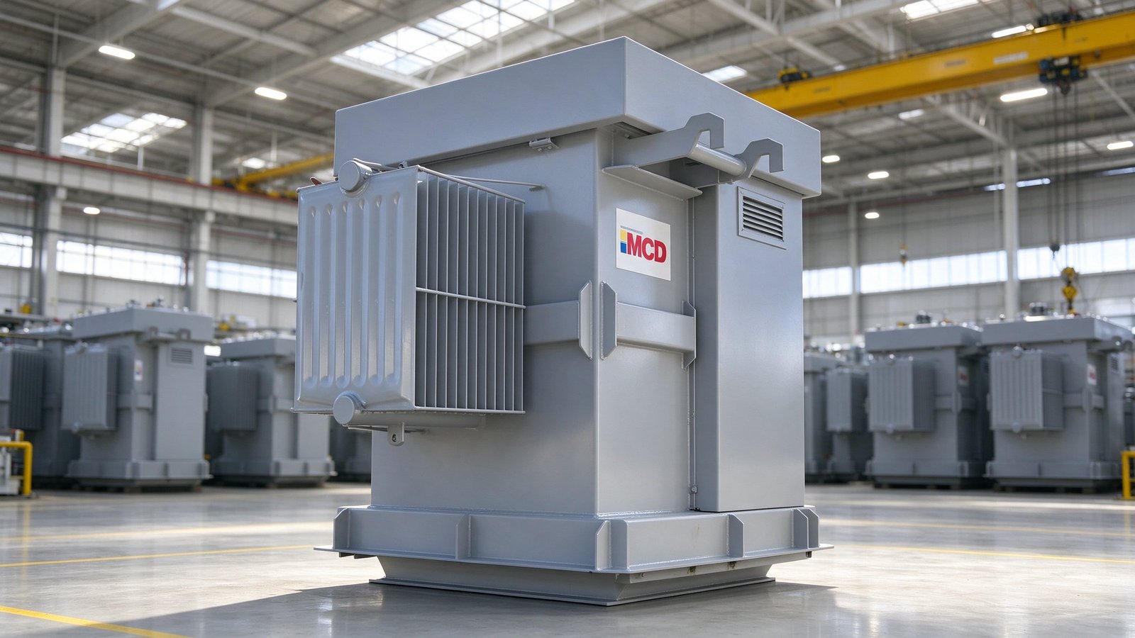 Transformador pad mounted MCD terminado en planta